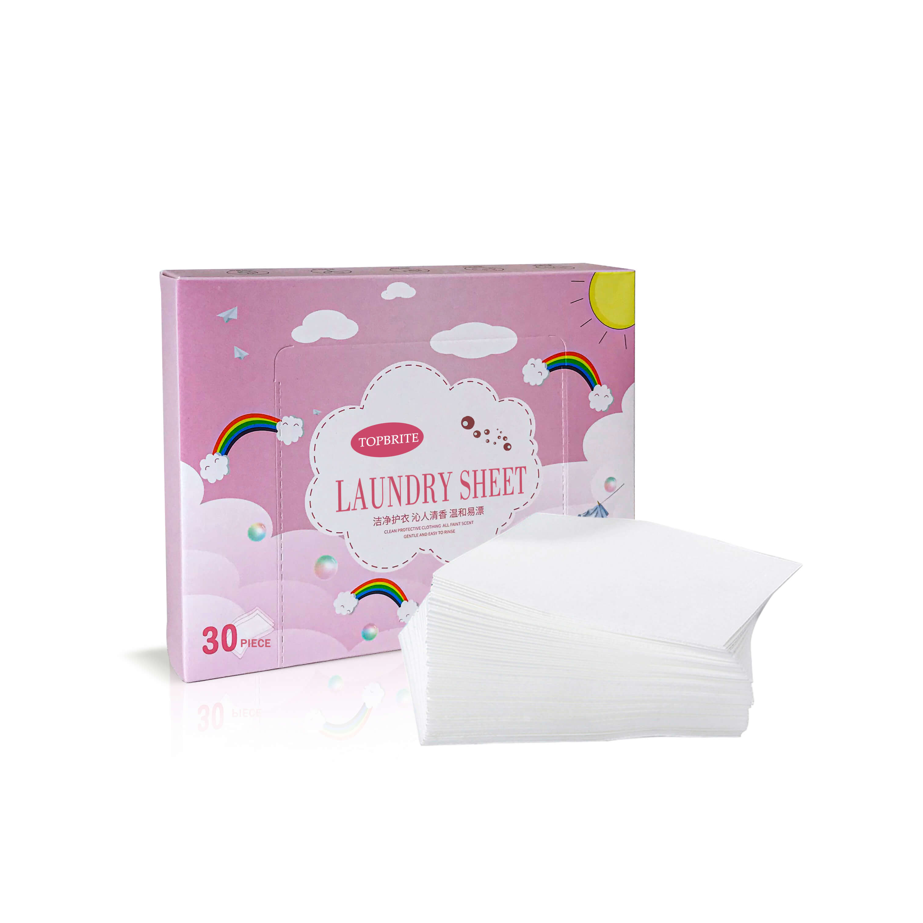 What is the role of enzymes in laundry sheets?